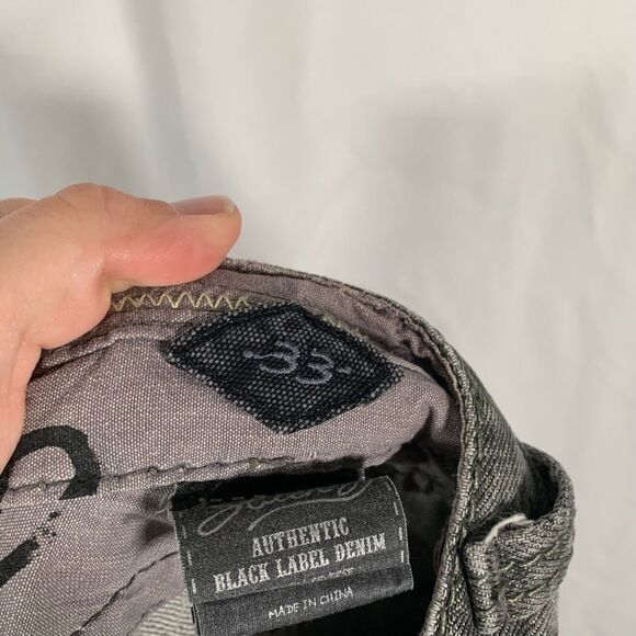 Stitch’s Jeans Women’s 33 Grey Bootcut Distressed Denim Bullet 100% Cotton - Picture 13 of 16